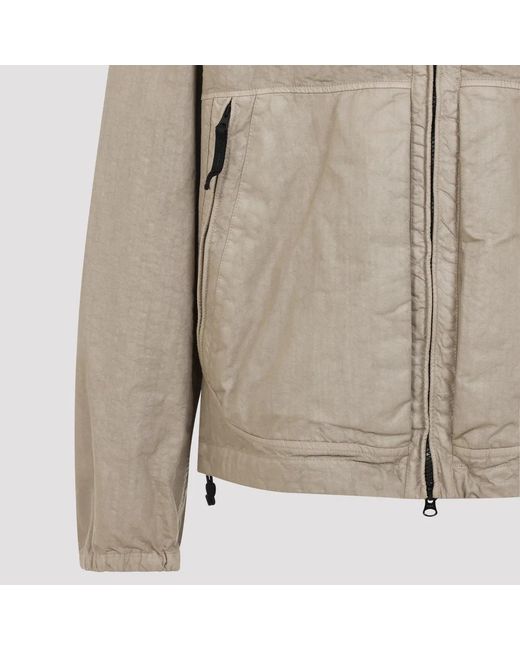 Stone Island Natural Polyamide Jacket for men