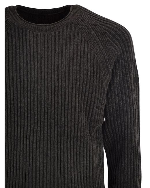 Rrd Black Velvet Rave Round Knit for men