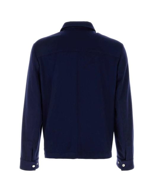 Brunello Cucinelli Blue Cashmere Jacket for men