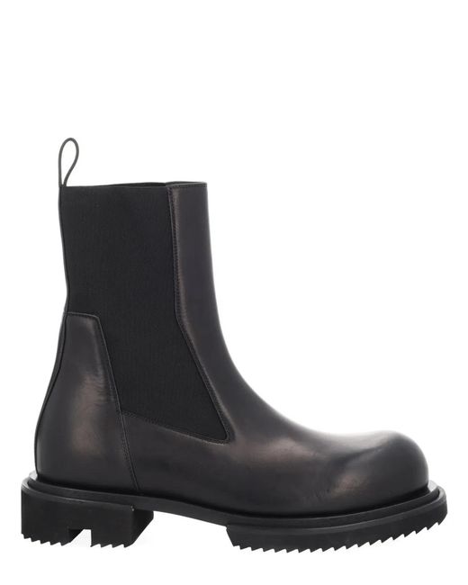 Rick Owens Black Boot "Beatle Gabe" for men