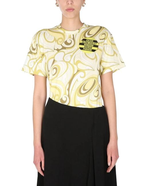 Raf Simons Metallic Crew Neck T Shirt