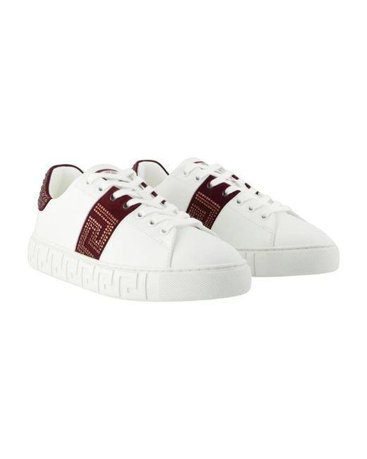 Versace Red Hotfix Trainers