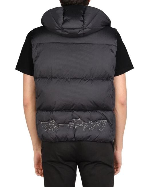 Tatras Black Hooded Vest for men
