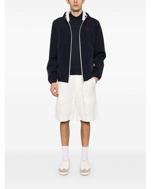 Brunello Cucinelli Blue Jackets for men