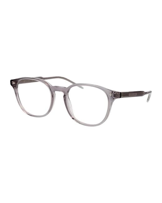 Giorgio Armani Gray Transparent Acetate Optical Glasses