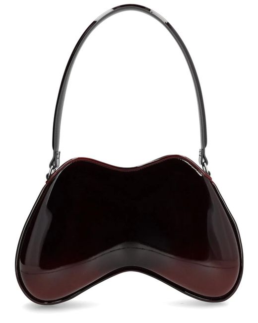 DIESEL Black Bordeaux Polyurethane Shoulder Bag