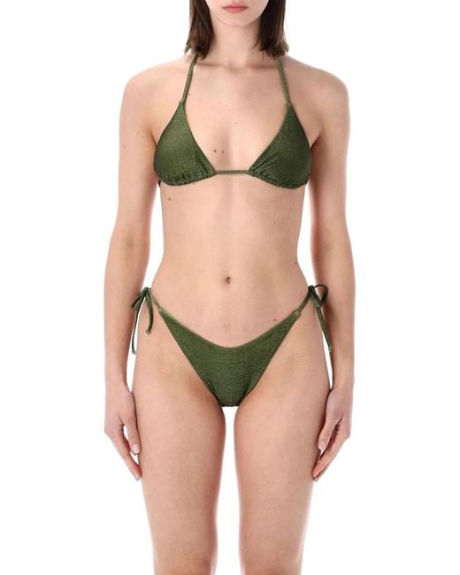 MATINEÉ Green Kate Lurex Bikini