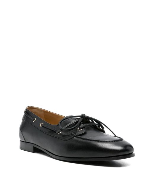 Bally White Buffalo Leather Flat Shoes for men