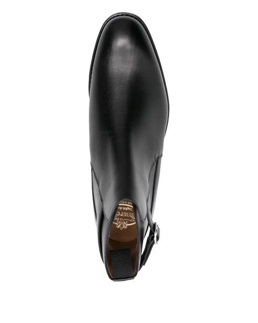 Church's Black Buckle-Fastening Leather Ankle Boots for men