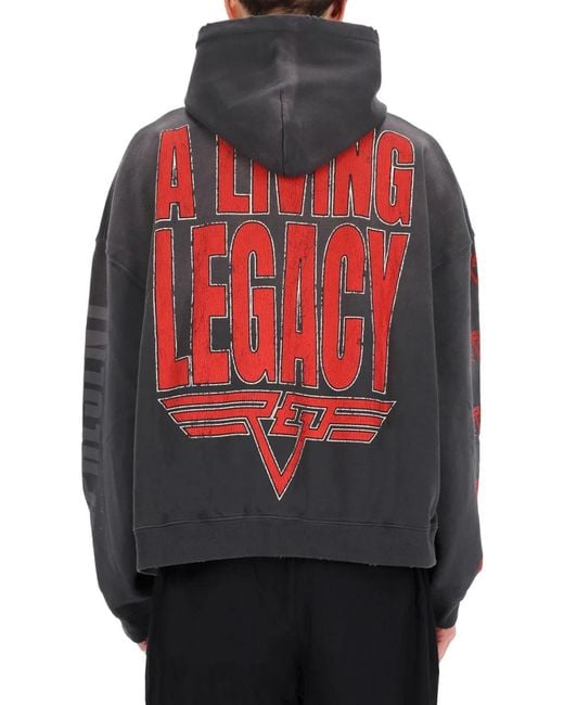 Represent Gray "Living Legacy" Sweatshirt for men