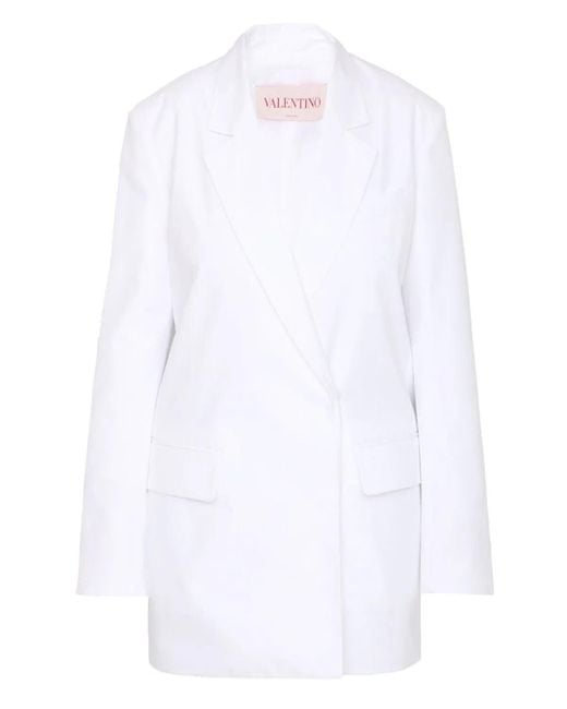 Valentino Garavani White Cotton Blazer