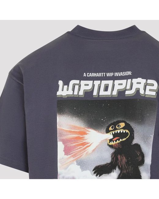 Carhartt Blue Shady Wiptopia Ii T-Shirt for men