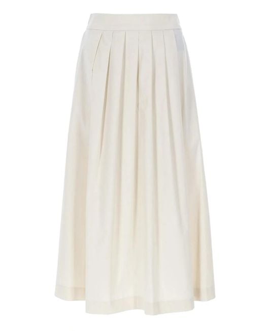 PT Torino White Gonna Midi "Doris"