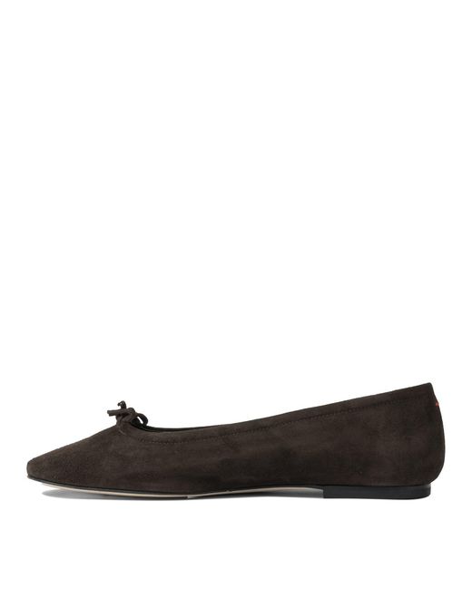 Aeyde Black "Delfina" Ballets Flat