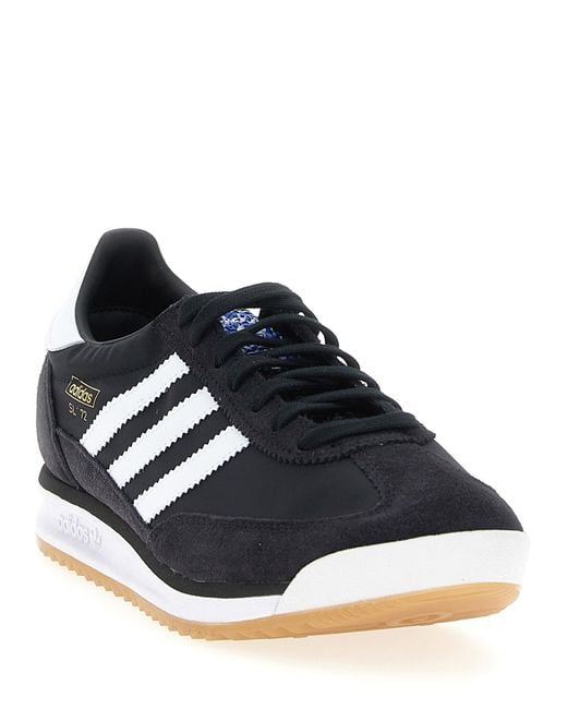 Adidas Originals Black 'Sl 72 Rs' Sneakers for men
