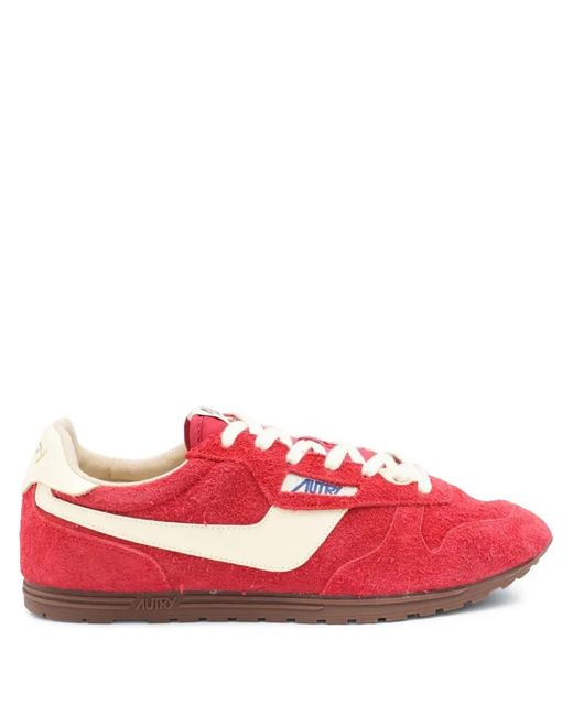 Autry Red Suede Windspin Sneaker for men