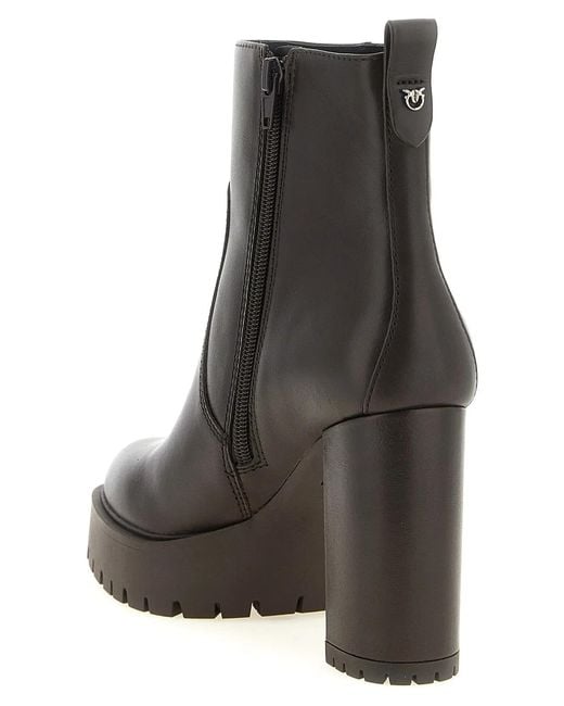 Pinko Brown 'Clara' Ankle Boots
