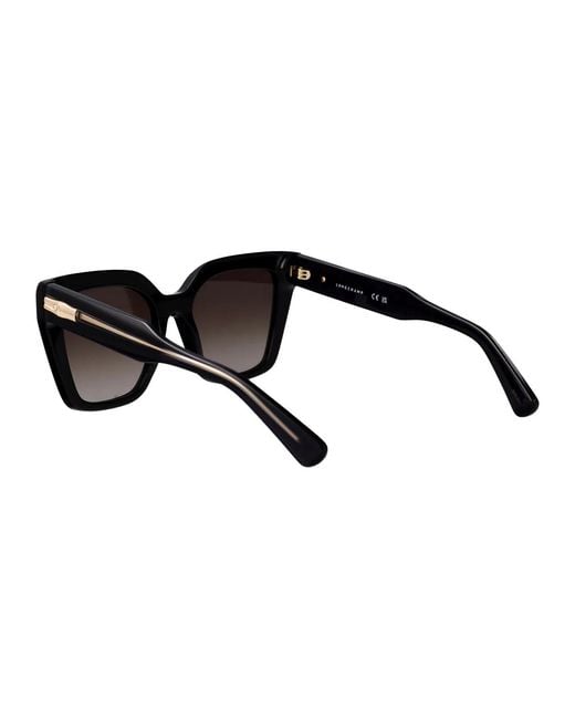 Longchamp Black Acetate Sunglasses