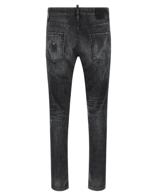 DSquared² Gray 'Teddy' Jeans for men