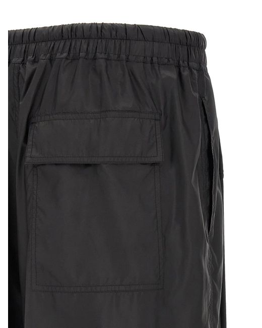 Rick Owens Black Moncler + 'Kiltshorts' Bermuda Shorts for men