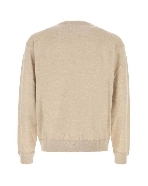 Maison Kitsuné Natural Fox Head Merino Comfort Jumper for men