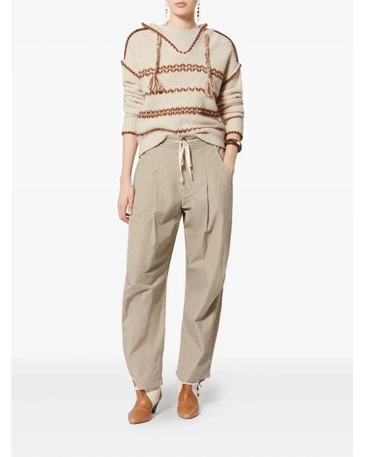 Isabel Marant White Ecru Wool Jersey