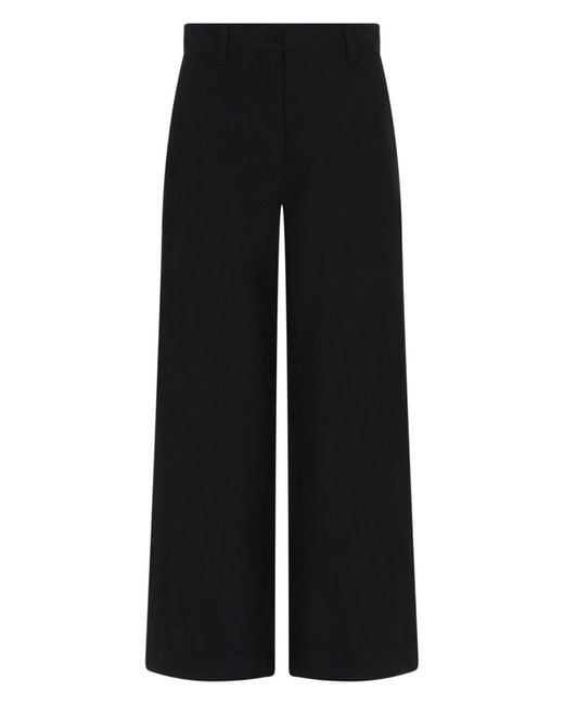 Max Mara Black S Max Mara Pantalone Sartoriale Abisso