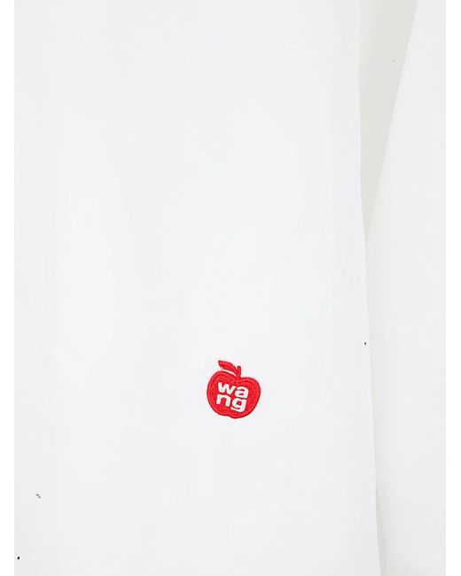 T By Alexander Wang White Shirt With Logo