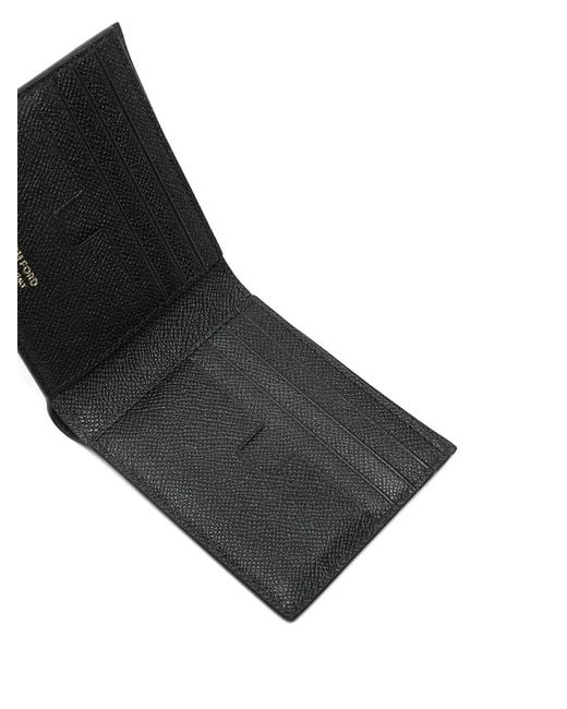 Tom Ford Black T-Line Classic Bifold Wallet for men