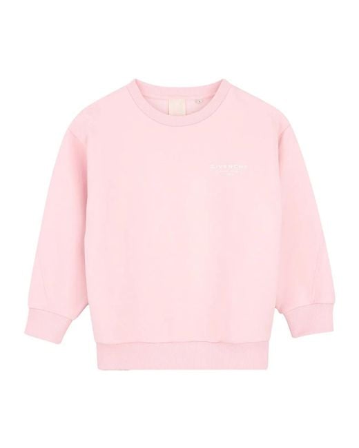 Givenchy Pink Felpa Con Logo