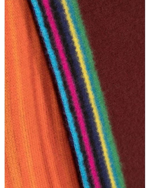 Paul Smith Red Ps Paul Smith Scarf Reversible Stripes for men