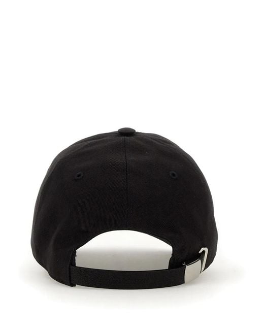 McQueen Black Baseball Hat With Logo for men