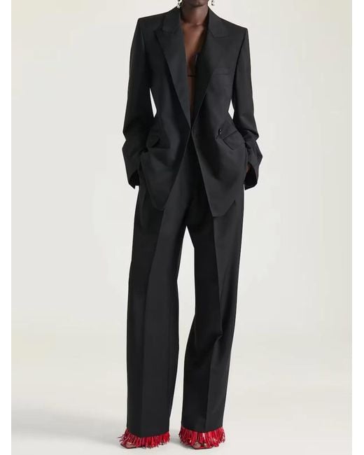 Givenchy Black Double Breasted Tailored Jacket