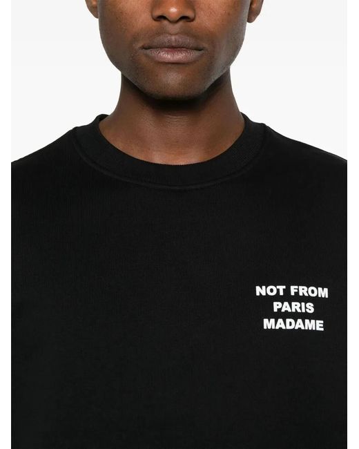Drole de Monsieur Black "Le Sweatshirt Slogan" Sweatshirt for men