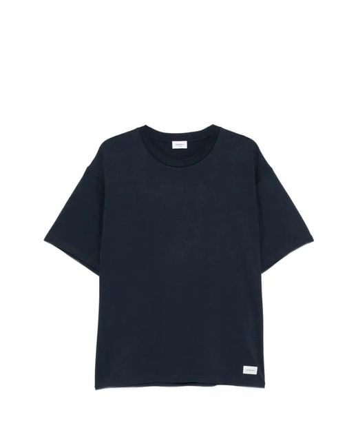 Saint Laurent Blue Loose-Fit T-Shirt for men