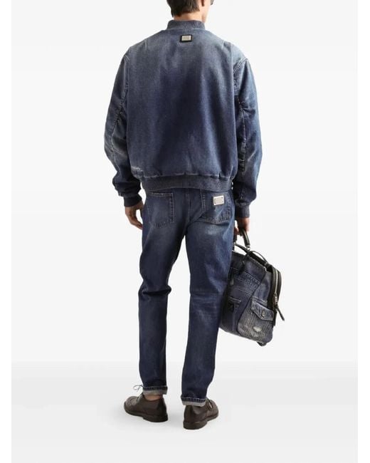 Dolce & Gabbana Blue Dolce & Gabbana Regular Fit Jeans for men