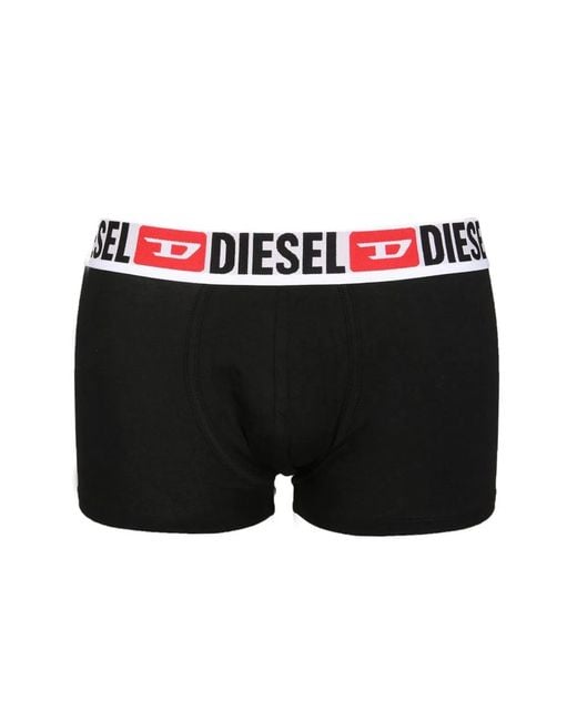 DIESEL Black Cotton Underwear for men