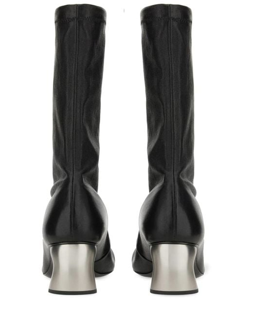 Jil Sander Black Leather Boot