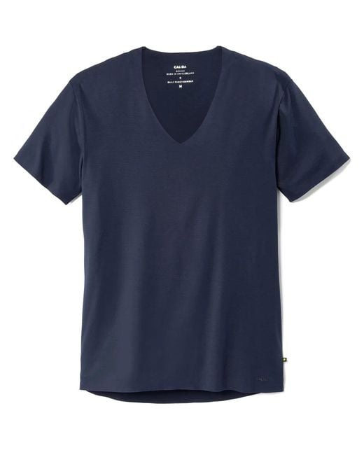 Calida Blue Lyocell T-Shirts for men