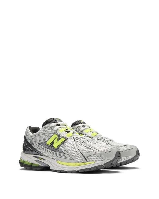 New Balance White "Tier 2" Synthetic Mesh Lifestyle Sneakers