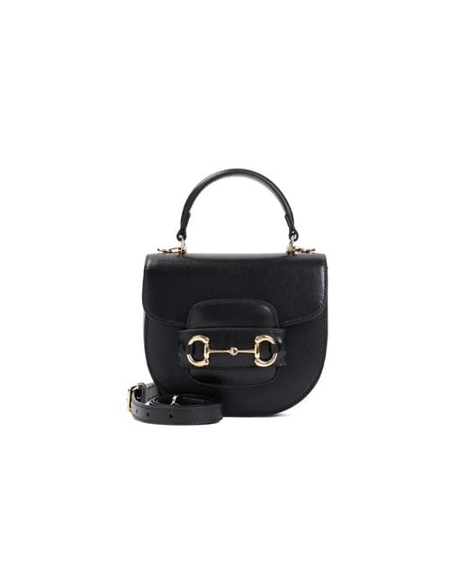 Gucci Black Horsebit 1955 Mini Handbag