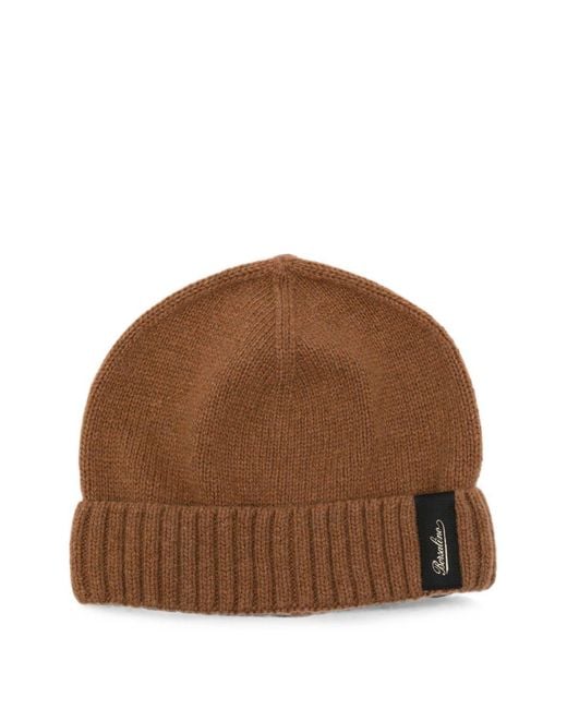 Borsalino Brown City Cashmere Beanie