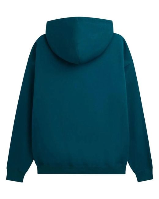 Y-3 Blue 3 Sweatshirt With Logo