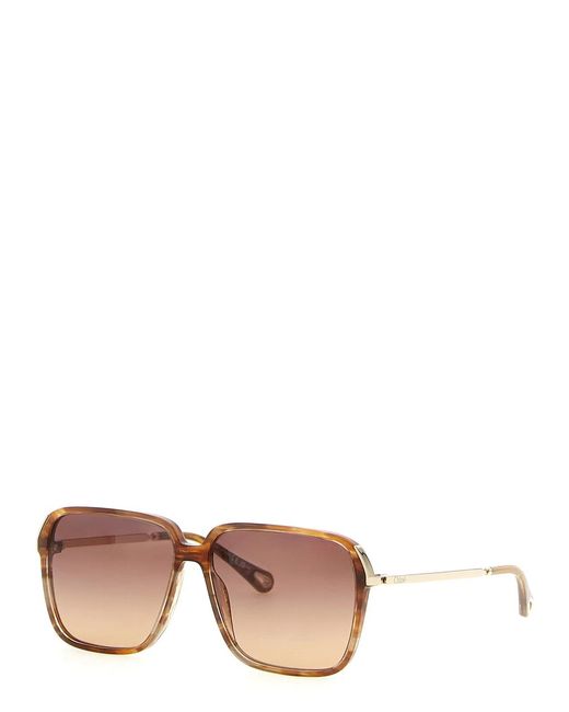 Chloé Pink Chloé '59' Sunglasses