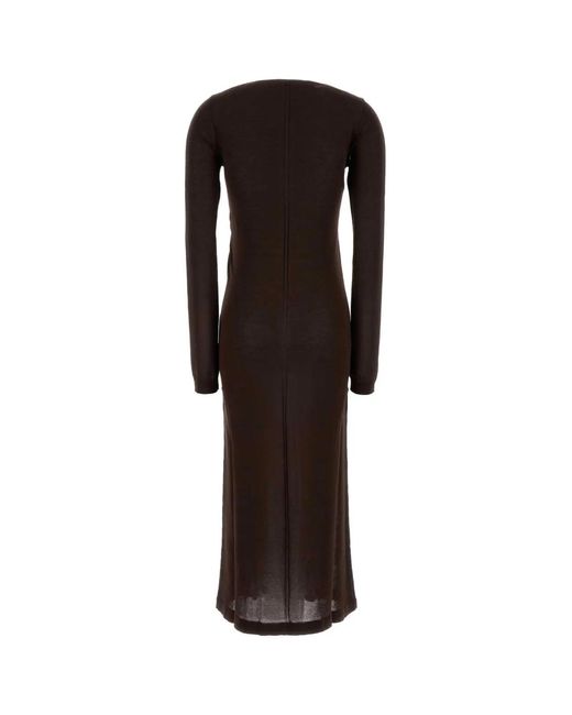 Lemaire Black Long Sleeve Tube Dress