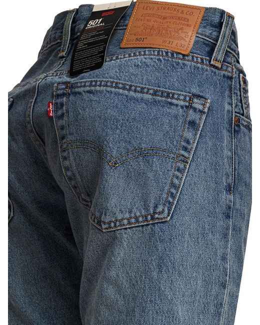 Levi's Blue Cotton Jeans for men