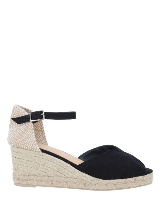 Castaner Black Espadrille