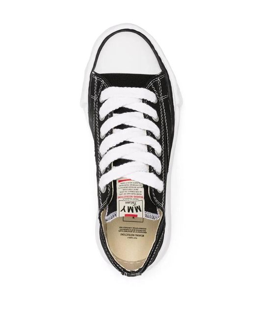 Maison Mihara Yasuhiro Black "Peterson" Low Top Sneakers for men
