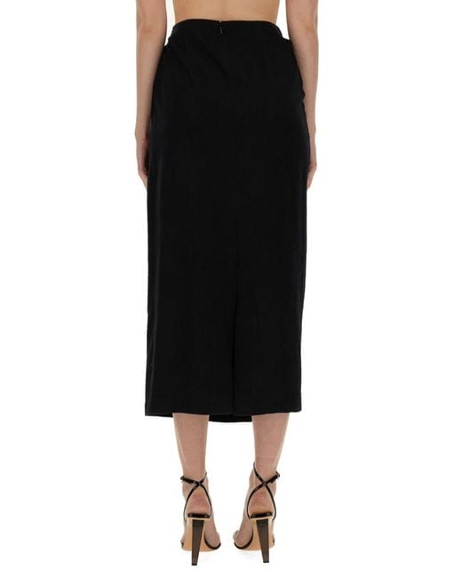 Alysi Black Skirt With Hook