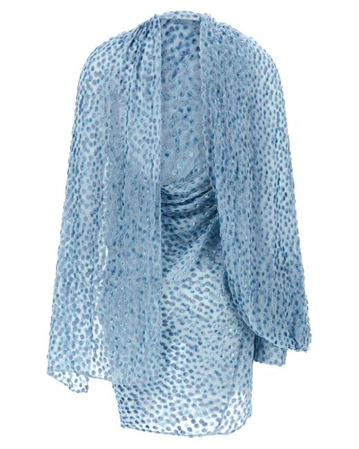 Kiko Kostadinov Blue 'Caspian' Dress